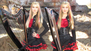 IRON MAIDEN - Fear of the Dark - Harp Twins (Camille and Kennerly) HARP METAL