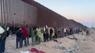 More than 12,000 illegal migrants at the southern border yesterday, the highest daily total ever