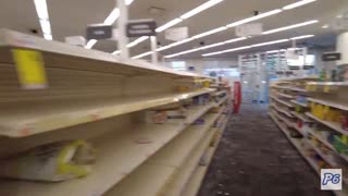 The shelves of CVS in Columbia Heights (in DC) have been empty for over a year.