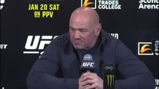 UFC CEO Dana White responds to a Canadian reporter in FREE SPEECH!!