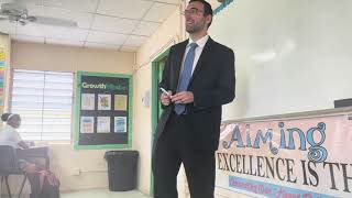 Preaching the Gospel to a Class in the Bahamas