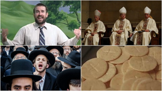 Jews torture a cracker / Catholics believe cracker is Jesus (Pastor Steven Anderson)