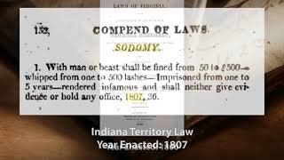 ANTI-PRIDE MONTH DAY 6: 1800's Sodomy Laws