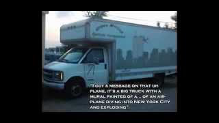 911.The 5 Dancing Jews' Van With The Mural of a Plane Hitting The WTC