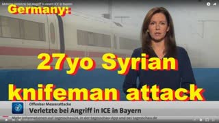 Germany:27 yo Syrian knifeman attacks