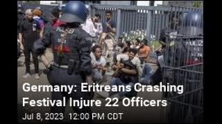 Eritreans vandalize Germany again