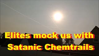 Elites mock us with Satanic Chemtrails