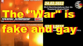 The "War" is fake and gay