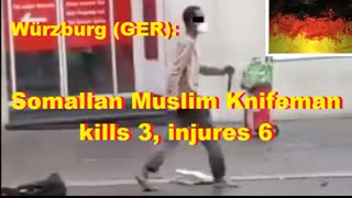 W%C3%BCrzburg (GER) Somalian Muslim Knifeman kills 3, injures 6