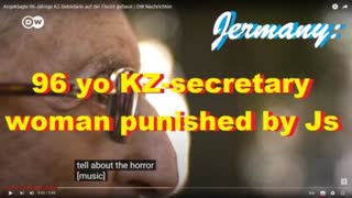 Jermany: 96 yo KZ-secretary woman punished by Js