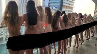 Israeli Pimps make Ukrainian whores get naked on balcony in Dubai. 40 Arrested.