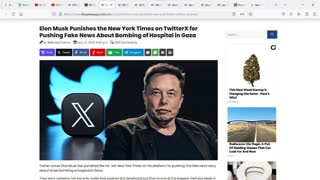 Elon Musk Abets Israeli War Crimes - Twitter Covers Up Hospital Bombing