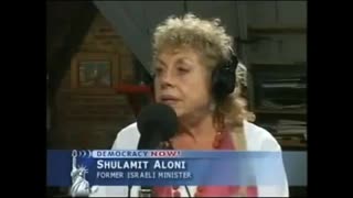 Former Israeli Minister Shulamit Aloni says they use lies to stifle White Dissent on Israel