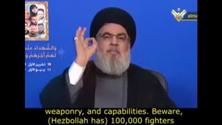 Sayed Hassan Nasrallah puts an end to the ZOG wet dream that there will be a civil war in Lebanon