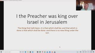 thebigsib I the preacher was king of Israel in Jerusalem