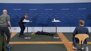 Head Of Denmark's Medicine Agency Faints During Conference Announcing AstraZeneca Discontinuation