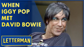 Iggy Pop Talks About His Trailer Trash Childhood, Meeting David Bowie | Letterman