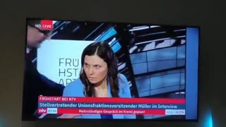 German News Reporter Seems to have some neurological issues, I wonder why?