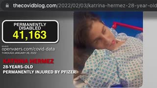 Katrina Hermez 28 Slowly being killed by Pfizer