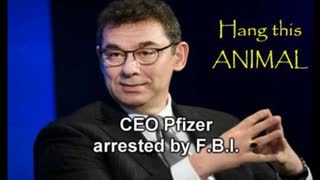 The CEO of Pfizer (Albert Bourla) has been arrested by the FBI