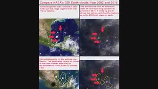 Trillions of dollars spent and NASA cant put different clouds on the CGI ball called Earth?