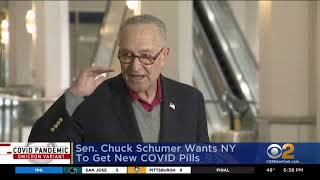 Sen. Schumer: Wants NYC to Get New COVID-19 Pills