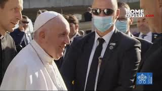 Pope Francis Meets Holocaust Survivors & Condems Anti-Semitism