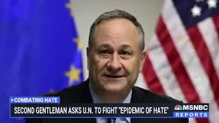 'Epidemic of Hate!' / 2nd Gentleman, Doug Emhoff, Calls UN to Combat Anti-Semitism