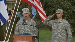 US Army Sings Israeli National Anthem