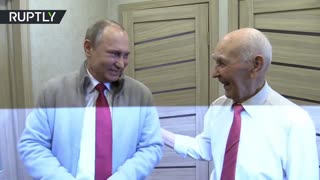 Putin Visits His Former âœ¡ï¸ KGB Boss âœ¡ï¸