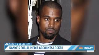 Kanye Westâ€™s Twitter & Instagram 'LOCKED' After Anti-Semitic Posts