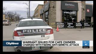 Warrant Issued for Cafe Owners Charged FAKING Anti-Semitic Attack