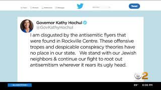 NY: Anti-Semitic Flyers Found, Governor Kvetches