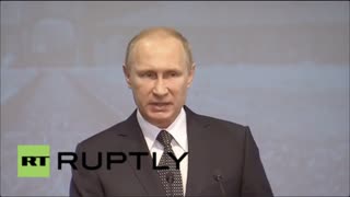 Putin: "Re-Writing History of the Holocaust Is Immoral"