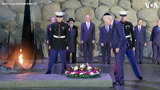 POTUS Biden Lays Wreath at Israelâ€™s Holocaust Memorial