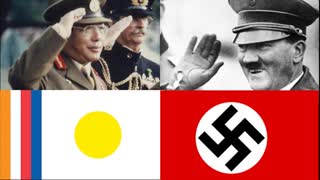 Tibetan Buddhist Flag Inspired by Nazi Flag