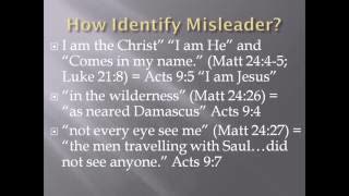 Did Jesus Warn Us of the "Christ" Paul Met in the Wilderness?