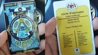 Is This Really the COVID (Certificate Of Vaccination ID) Card... I Mean... Come On.