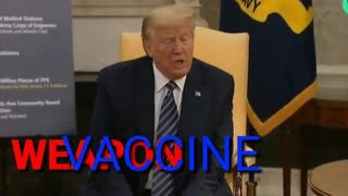 TRUMP SLIPS CALLS VACCINE WEAPON