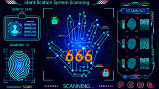 If You Still can't See You're Spiritually Blind 666 Right Hand Scanner (Grocery Store)