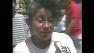 Blacks & Mexicans fight at Inglewood H.S. May 1990