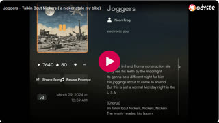 Joggers - Talkin' Bout Nickers