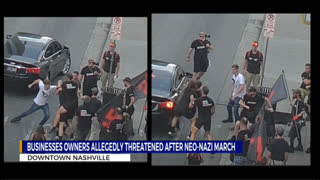 GDL Nashville WKRN 2 Downtown Nashville businesses reportedly threatened after neo Nazi protests