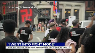 GDL Nashville WKRN 2 ‘Don’t just stand by’: Man recounts being hit by Neo-Nazi protesters