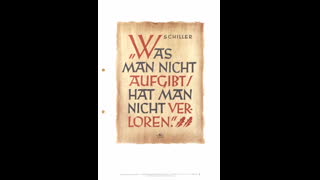 What one does not surrender, one has not lost.Â Schiller.â€ (#13, 22 - 28 March 1943)