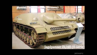 WW2 Surviving Panzers Pzkpfw IV variants Guide list with photos Jagdpanzer Hummel Nashorn