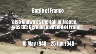 WW2 Battle Of France Invasion of France Intense Footage%