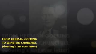 Letter From Herman  Goering to Winston Churchill