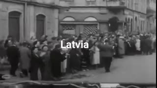 Compilation of People Welcoming the German Army