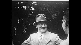 1936 07 21 Adolf Hitler at the villa Wahnfried in Bayreuth